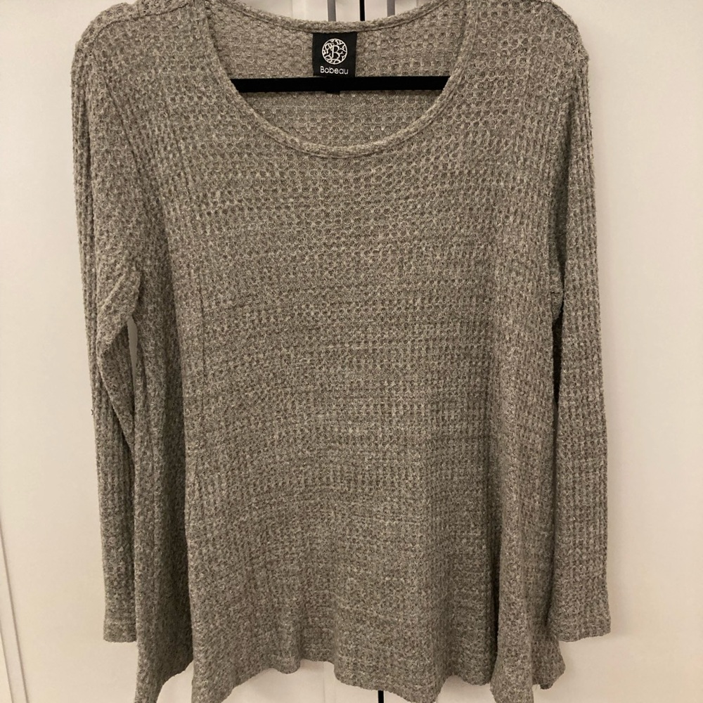 Bobeau sage long sleeve/sweater